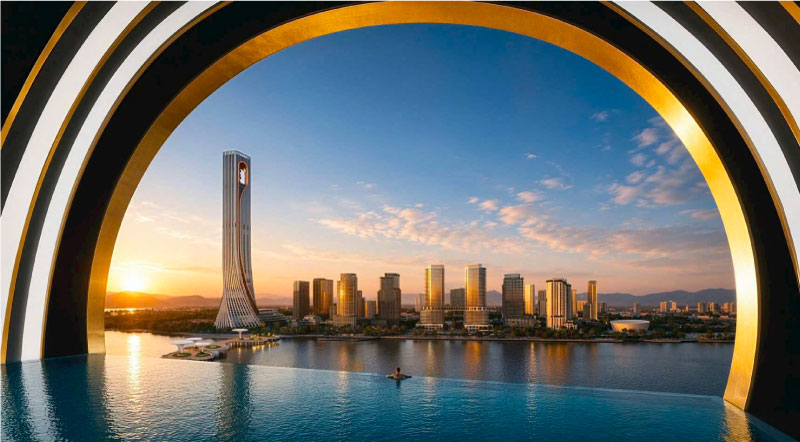 Sun Galaxy Complex giới thiệu một khái niệm thiết kế mang tính triết học nghệ thuật cao.