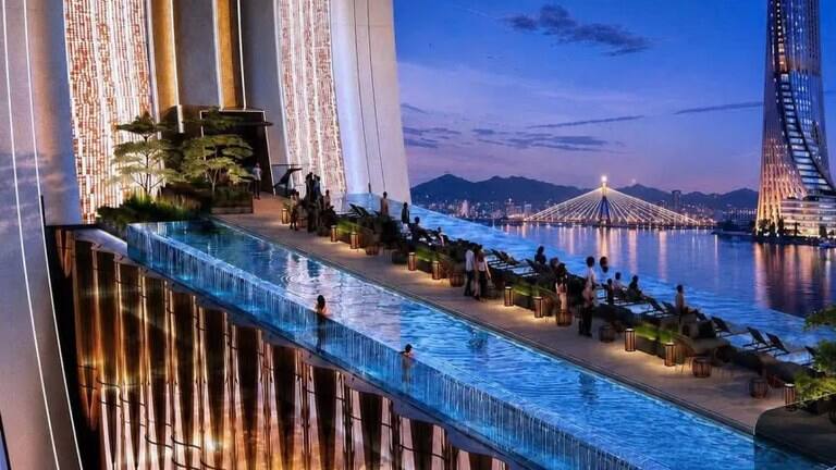 hồ bơi vô cực sun galaxy complex đà nẵng