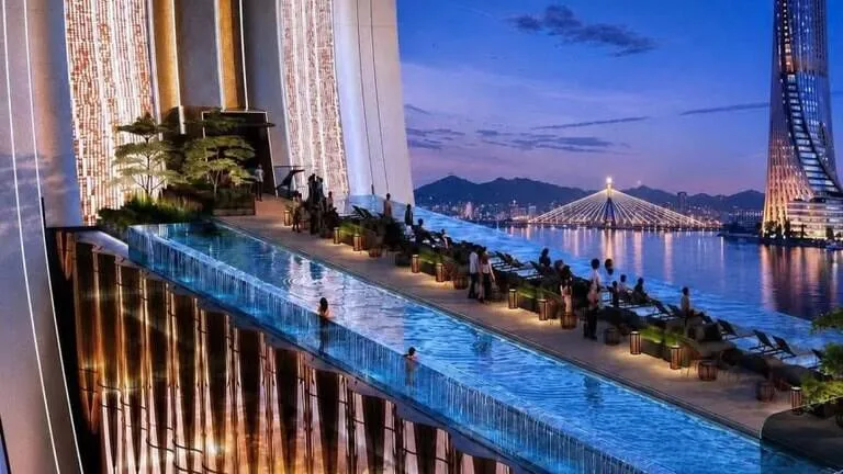 hồ bơi vô cực sun galaxy complex đà nẵng